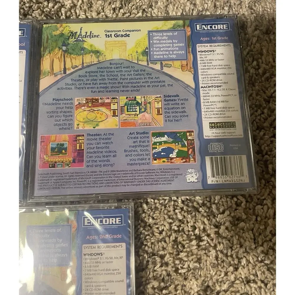 Vintage Madeline Classroom Companion Encore 2004 School Education New Set Of 3